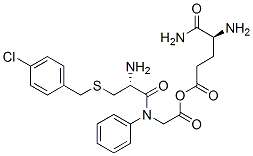 gamma-glutaminyl-S-(4-chlorobenzyl)cysteinyl-phenylglycine 结构式