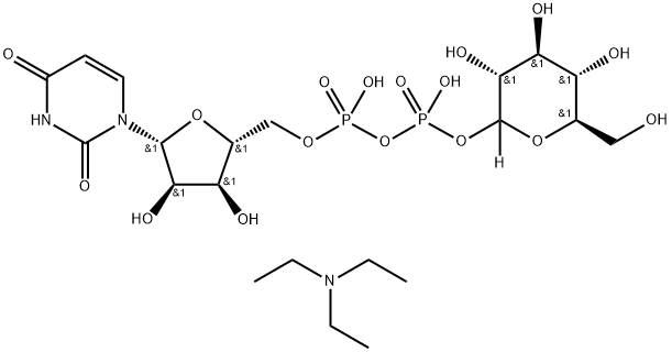 尿苷-5'-二磷酸葡萄糖 结构式