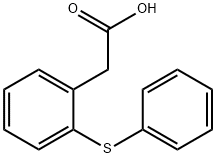2-[2-(苯硫基)苯基]乙酸 结构式