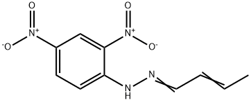 丁烯醛(巴豆醛)2,4-二硝基苯肼 结构式