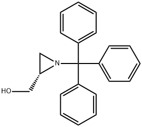 (2S)-1-(三苯基甲基)氮丙啶-2-基]甲醇 结构式