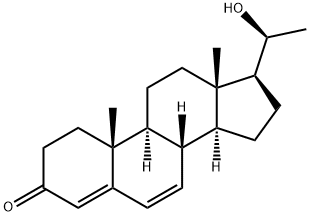 (20S)-20-Hydroxypregna-4,6-dien-3-one 结构式