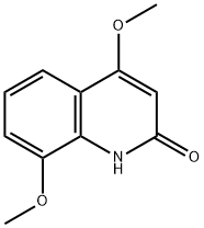 4,8-Dimethoxy-2-quinolinol 结构式