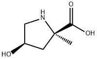D-Proline, 4-hydroxy-2-methyl-, cis- (9CI) 结构式