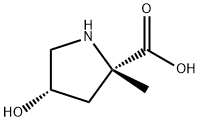 L-Proline, 4-hydroxy-2-methyl-, cis- (9CI) 结构式