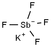 POTASSIUM TETRAFLUOROANTIMONATE 结构式