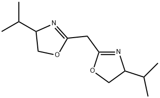 双(4-异丙基-4,5-二氢噁唑-2-基)甲烷 结构式