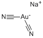氰金(I)酸钠 结构式