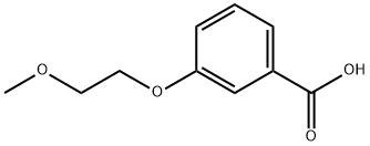 3-(2-甲氧基乙氧基)苯甲酸 结构式