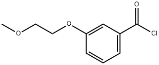 Benzoyl chloride, 3-(2-methoxyethoxy)- (9CI) 结构式