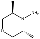 4-Morpholinamine,3,5-dimethyl-,trans-(9CI) 结构式