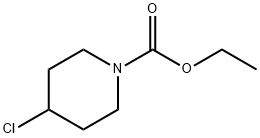 4-氯-1-哌啶甲酸乙酯 结构式