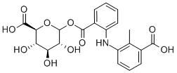 3-Carboxy Mefenamic Acid Acyl-b-D-glucuronide 结构式