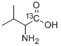 DL-缬氨酸-1-13C 结构式