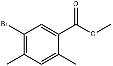 5-溴-2,4-二甲基苯甲酸甲酯 结构式