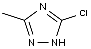 5-氯-3-甲基-1H-1,2,4-三唑 结构式