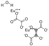 草酸铕(III)水合物 结构式