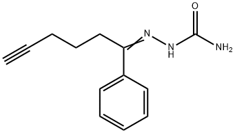 5-Hexynophenone, semicarbazone 结构式