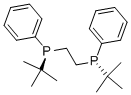 (1R,2R)-BIS[TERT-BUTYL(PHENYL)PHOSPHINO]ETHANE 结构式