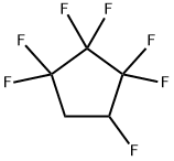 1,1,2,2,3,3,4-七氟环戊烷 结构式