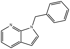 1-苯甲基-1H-吡咯[2,3-B]吡啶 结构式