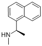 (R)-(+)-N-甲基-1-(1-萘基)乙胺 结构式