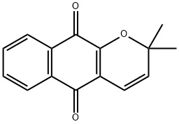 去氢-ALPHA-拉杷醌 结构式