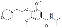 N-Isopropyl-3,5-dimethoxy-4-(2-morpholinoethoxy)benzamide 结构式