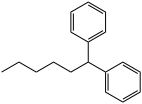 1,1-联苯基己烷 结构式