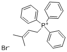 (3,3-二甲基烯丙基)三苯基溴化膦 结构式