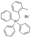 (2-甲基苄基)三苯基溴化膦 结构式