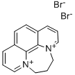 N,N′-三亚甲基-1,10-菲咯啉二溴化物 结构式