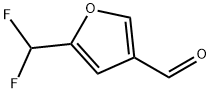 3-Furancarboxaldehyde, 5-(difluoromethyl)- (9CI) 结构式