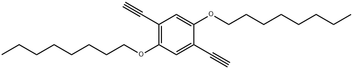 Benzene, 1,4-diethynyl-2,5-bis(octyloxy)- 结构式