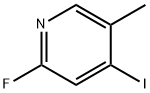 2-氟-4-碘-5-甲基吡啶 结构式