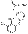 双氯芬酸钠 结构式