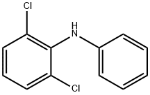 2,6-二氯-N-苯基苯胺 结构式