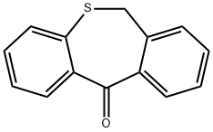 6,11-二氢二苯并[b,e]硫杂卓-11-酮 结构式