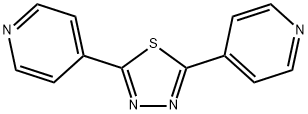2,5-双(4-吡啶)-1,3,4-噻二唑 结构式