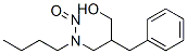 N-NITROSO-N-(2-BENZYL-3-HYDROXYPROPYL)BUTYLAMINE 结构式