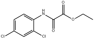 ETHYL 2-(2,4-DICHLOROANILINO)-2-OXOACETATE 结构式
