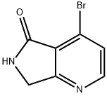5H-Pyrrolo[3,4-b]pyridin-5-one, 4-bromo-6,7-dihydro- 结构式