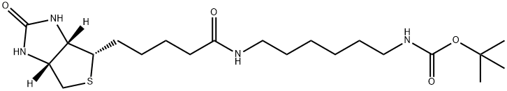 N-BOC-6-生物素酰氨基己胺 结构式