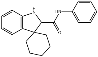 N-Phenylspiro[indoline-3,1'-cyclohexane]-2-carboxamide 结构式