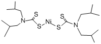 二异丁基二硫代氨基甲酸镍 结构式
