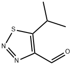 1,2,3-Thiadiazole-4-carboxaldehyde, 5-(1-methylethyl)- (9CI) 结构式