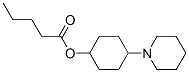 Valeric acid 4-piperidinocyclohexyl ester 结构式