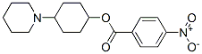 4-Piperidinocyclohexyl p-nitrobenzoate 结构式