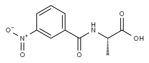 (+/-)-3-(3-硝基苯甲酰基)丙氨酸 结构式