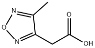 (4 - 甲基-1,2,5 - 恶二唑-3 - 基)乙酸SALTDATA:FREE 结构式